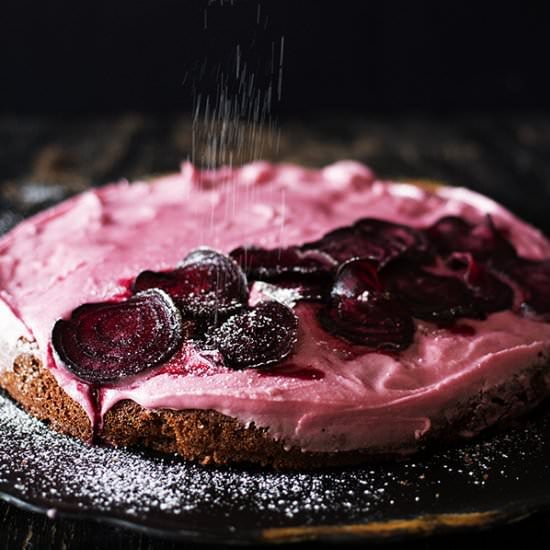 Chocolate Brownie and Beetroot Cake