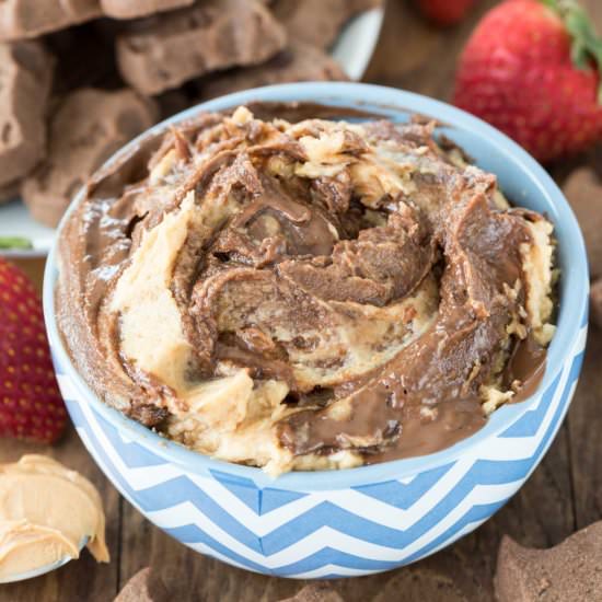 PeanutButter S’mores Cheesecake Dip