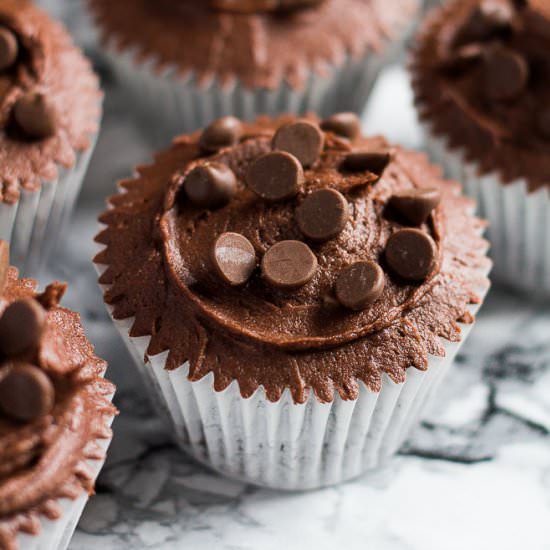 Double Chocolate Cupcakes