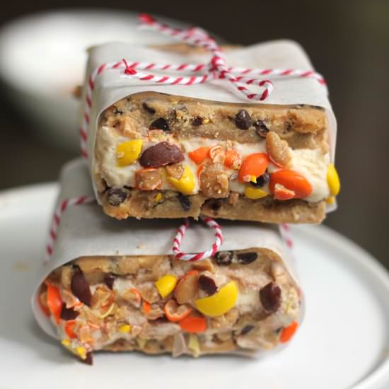 Cookie Dough Ice Cream Sandwiches