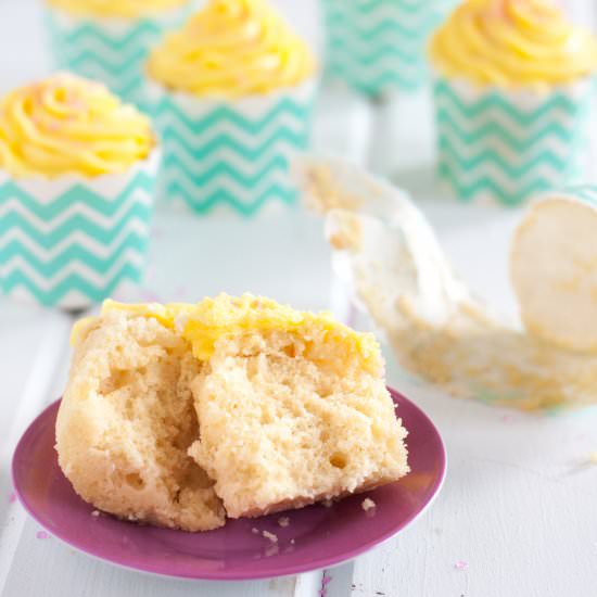 Gluten Free Vanilla Cupcakes