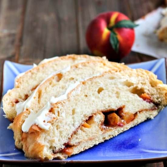 Cinnamon Swirl Peach Bread