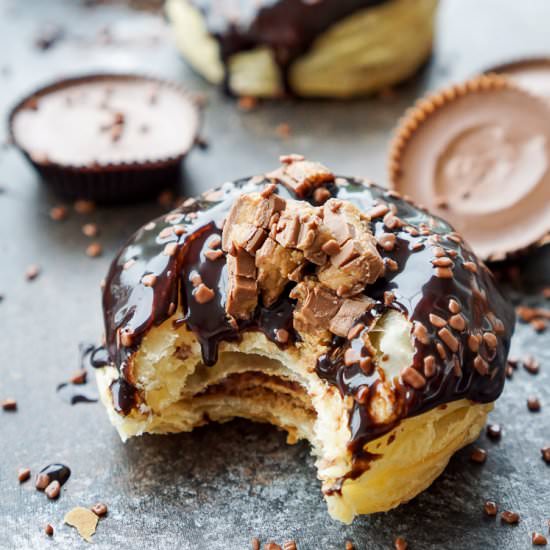 Reese’s Puff Pastry Donuts