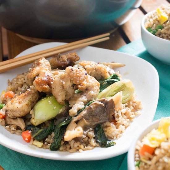 Ginger Chicken with Baby Bok Choy