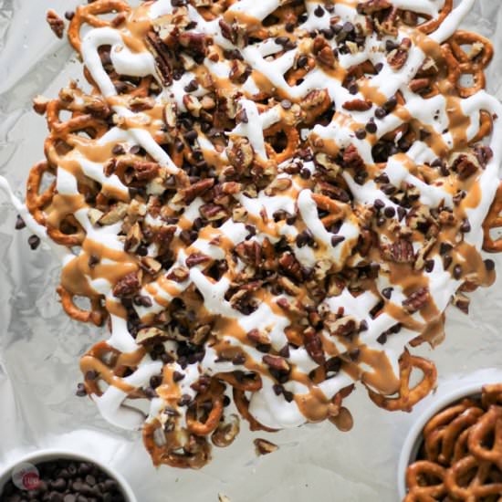Pretzel Dessert Nachos