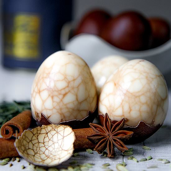 Marbled Chinese Tea Eggs