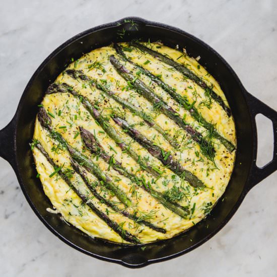 Spring Asparagus Frittata