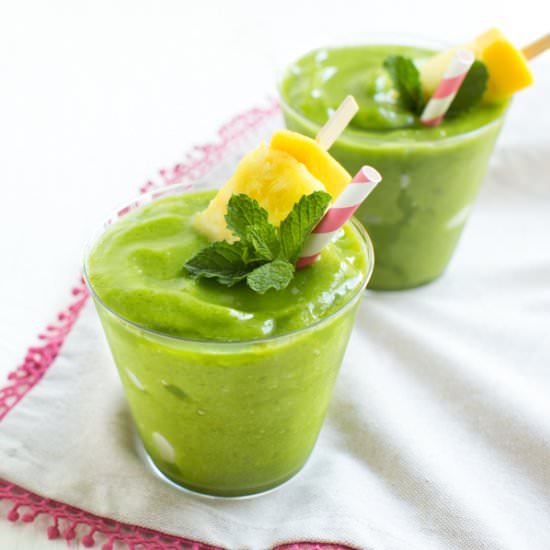 Tropical Green Slushie