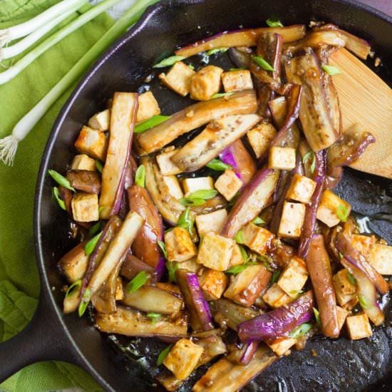Szechuan Eggplant With Tofu