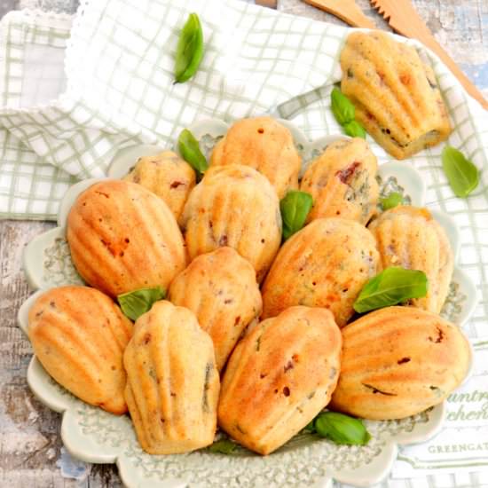 Goat Cheese Tomato Madelines