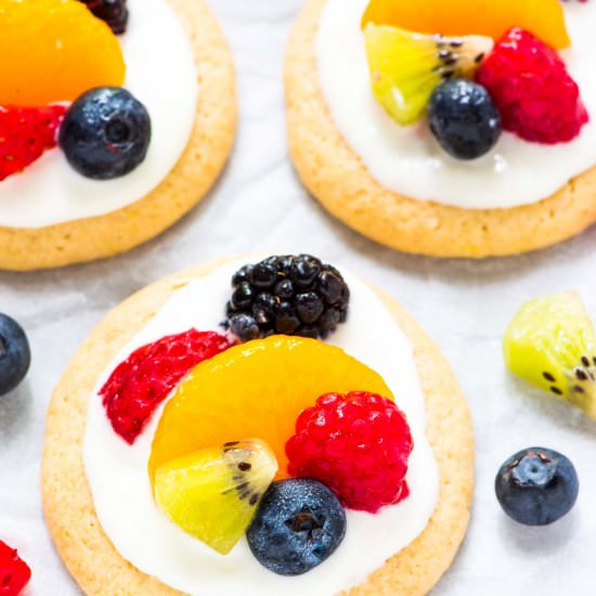 Fruit Pizza Cookies