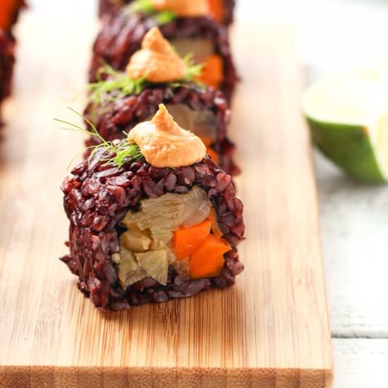 Braised Fennel Sushi