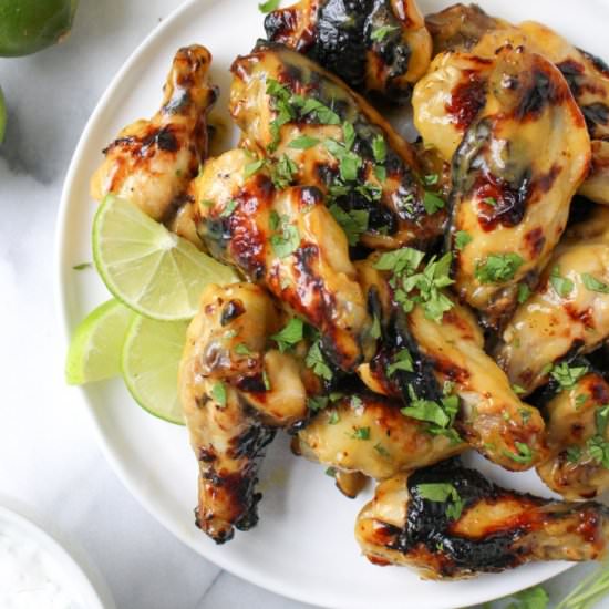 Honeyed Mango Hot Wings