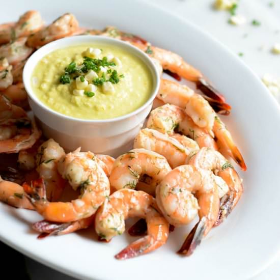 Corn Shrimp Cocktail