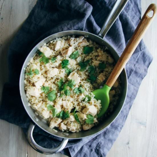 5 Ingredient chicken and rice skill