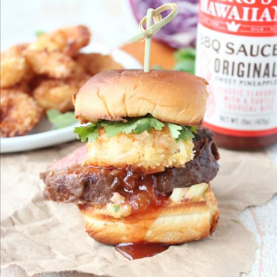 Hawaiian Surf & Turf Sliders