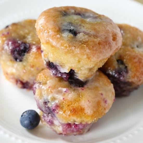 Gluten Free Lemon Blueberry Muffins