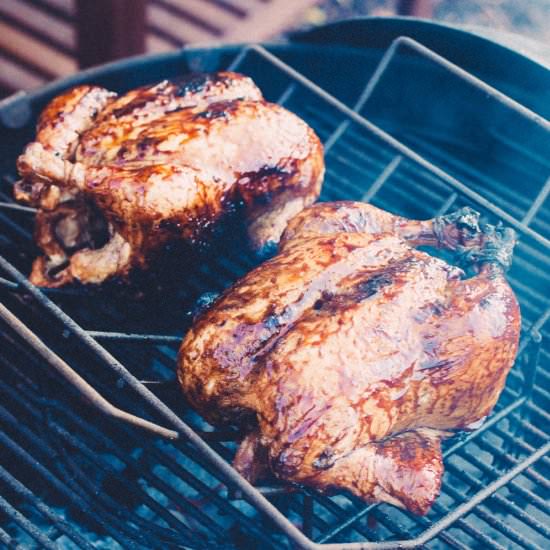 Sweet, Smokey Glazed Chicken