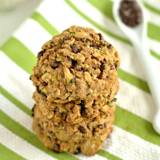 Zucchini Chocolate Chip Cookies
