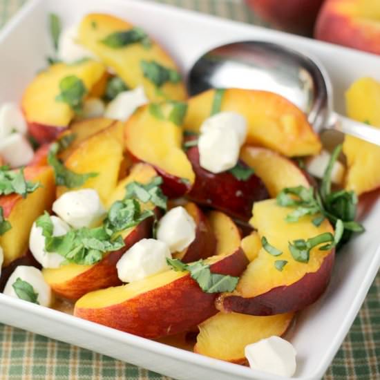 Peach Caprese Salad