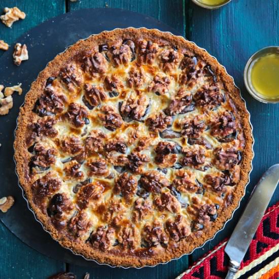 Date Walnut Tart