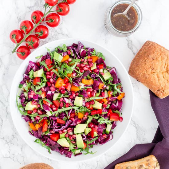 Crunchy Veggie Rainbow Salad