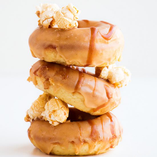 Caramel Popcorn Donuts