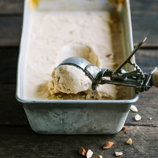 Toasted Almond Coconut Ice Cream