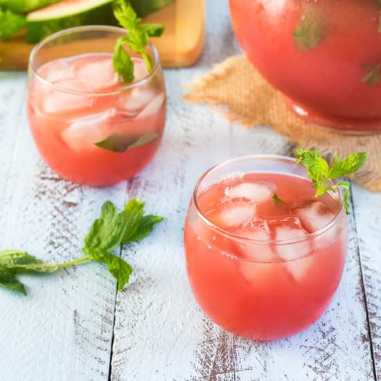 Watermelon Grapefruit Agua Fresca