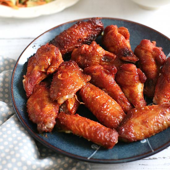 Korean Spicy Chicken Wings