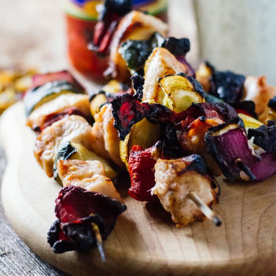 Greek Chicken Kabobs