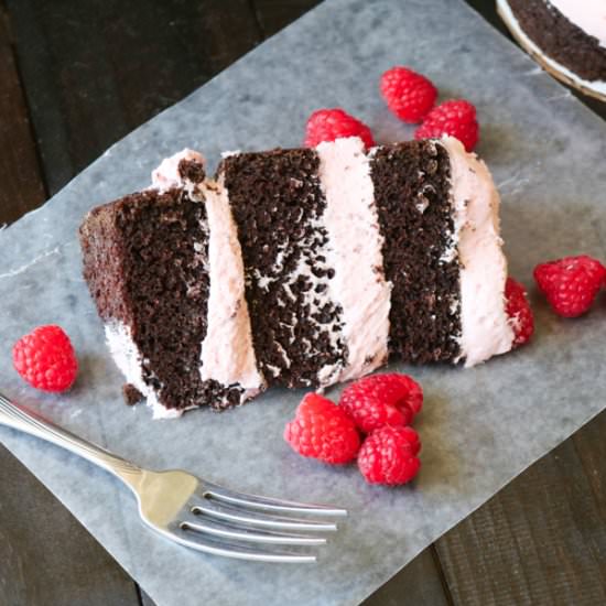 Chocolate Raspberry Cake
