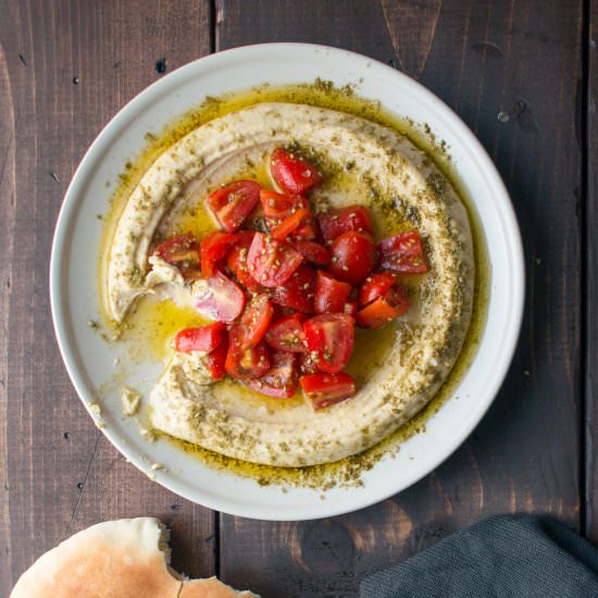 Za’atar Tomato Hummus