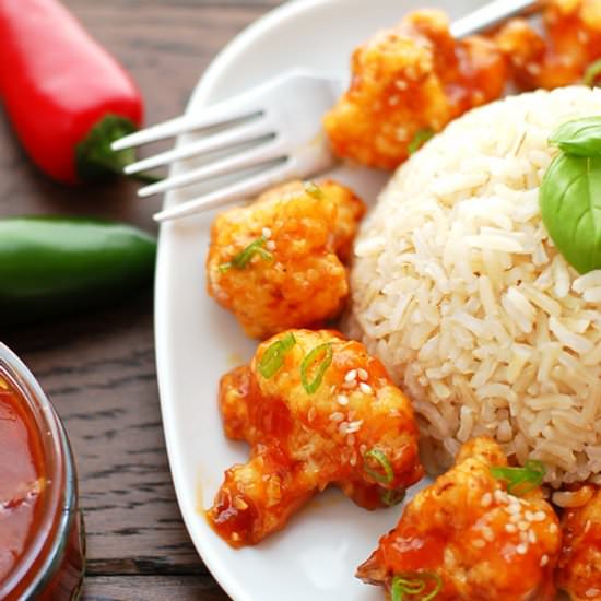 Sweet and Spicy Cauliflower