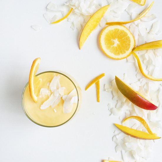 Vegan Coconut Mango Smoothie