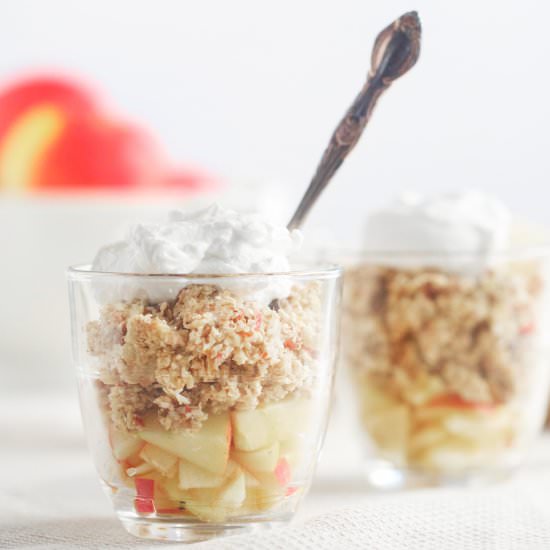 Mini Apple Crumbles (Low sugar)