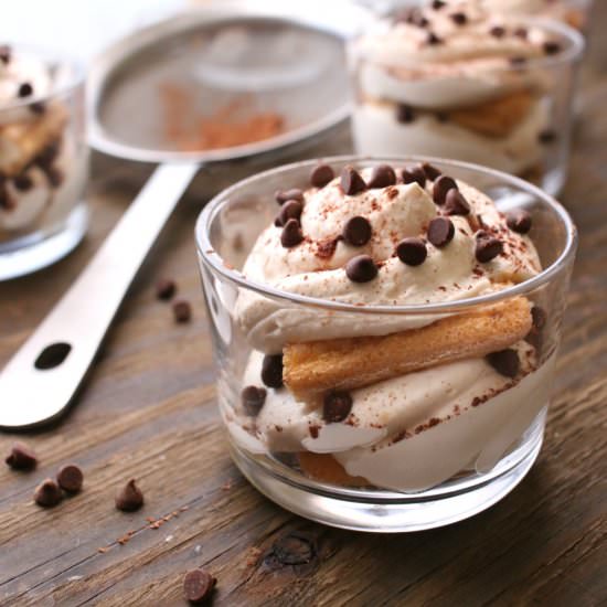 No Bake Tiramisu Parfait
