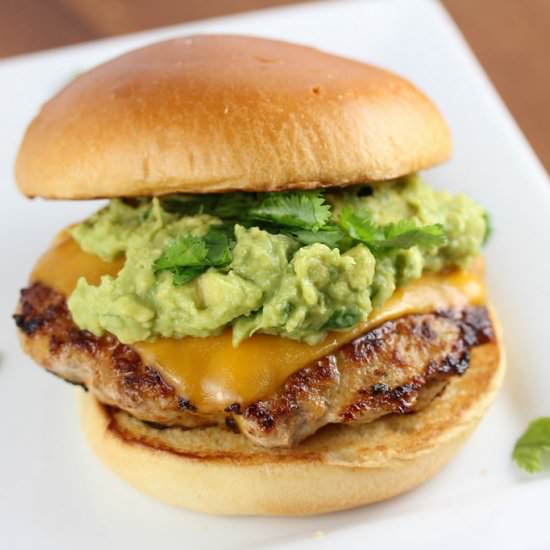 Guacamole Chicken Burger