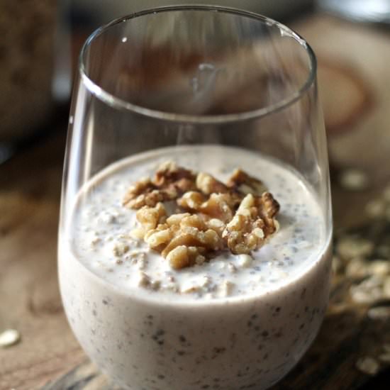 Maple Walnut Overnight Oats