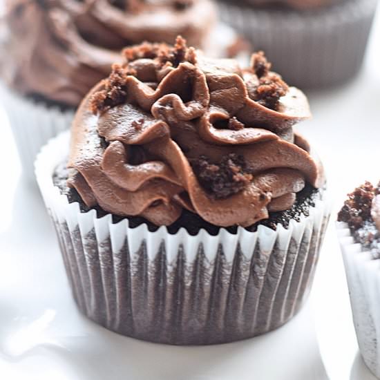 Chocolate Cupcakes w/ Frosting