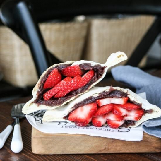 Strawberry Pita Sandwich