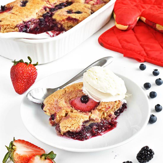 Whole Wheat Berry Cobbler