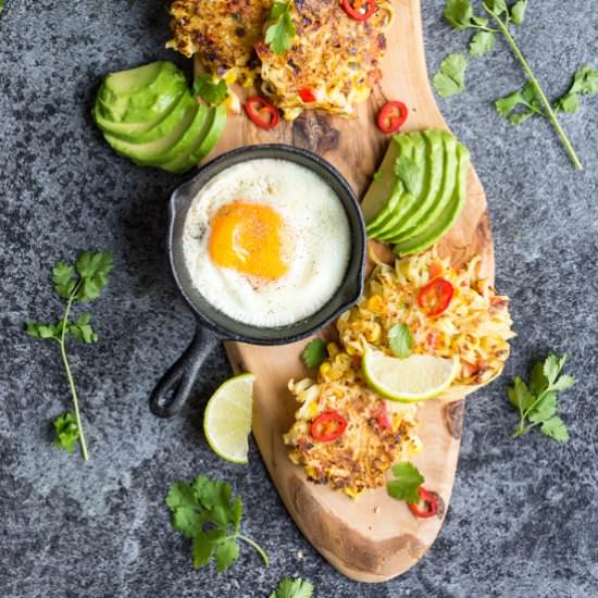 Spicy Corn Fritters