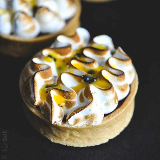 Passion Fruit Ganache Tarts