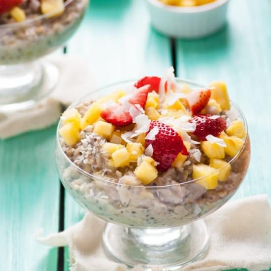 Boozy Tropical Oatmeal