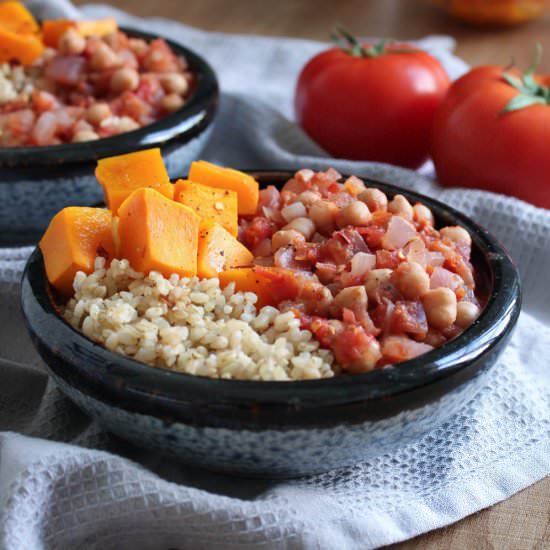 Cumin Chickpeas with Tomato