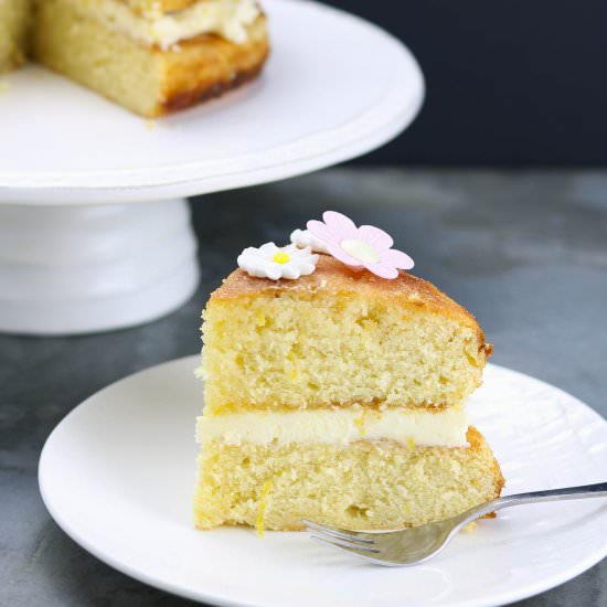 Lemon Drizzle Birthday Cake