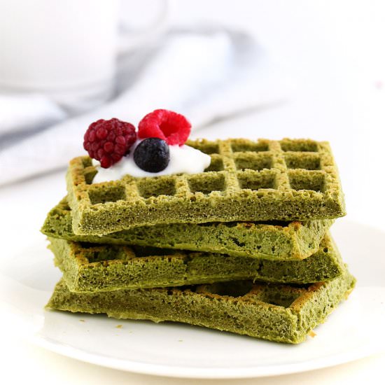 Matcha Waffles