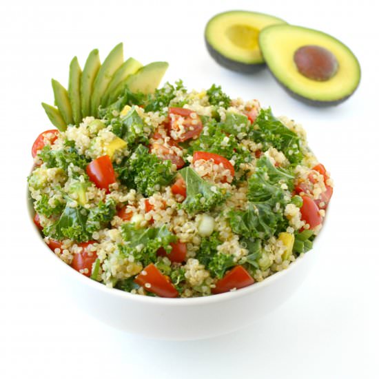 Quinoa Avocado Kale Power Salad
