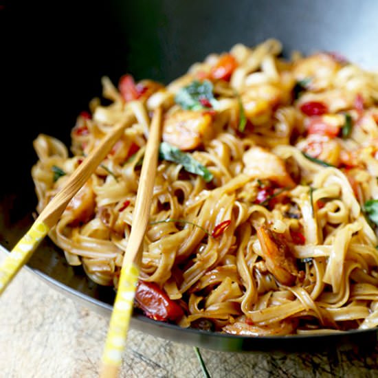 Drunken Noodles – Pad Kee Mao